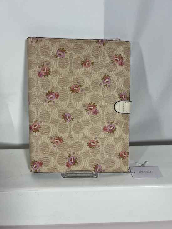 Coach Handbags - NWT: Coach Floral Signature Notebook Planner Case Canvas